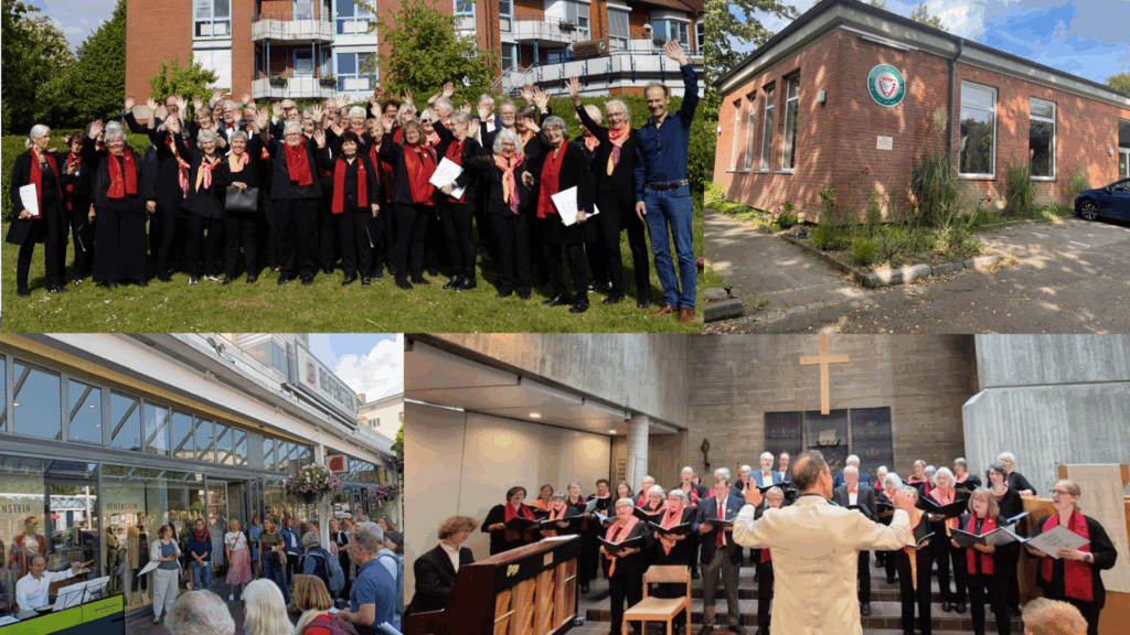 Wiker Chorvereinigung - Flashmop Holtenauerstr. - Vereinsheim - Frühlingskonzert - Gruppenbild