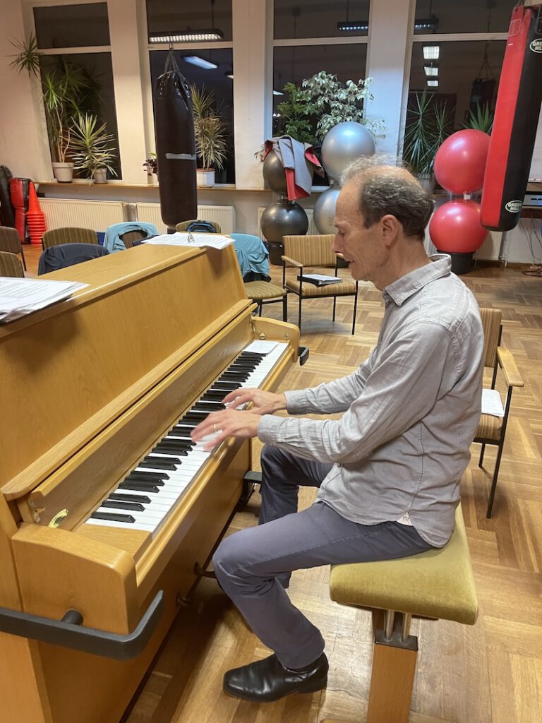 Dieter Radtke am Klavier